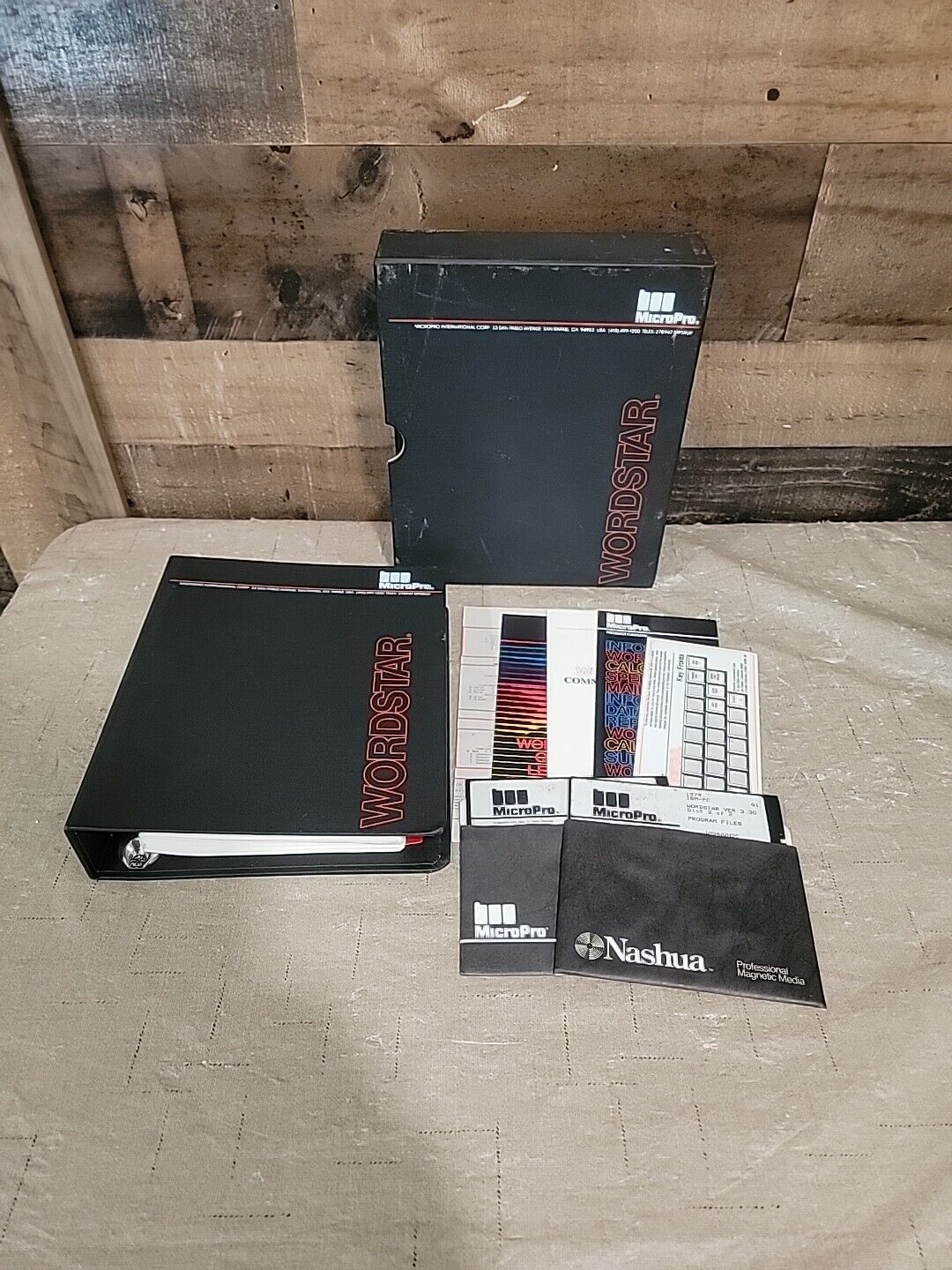 RARE Wordstar 3.30 Disk & Manuals by MicroPro, 1979 - Complete Works