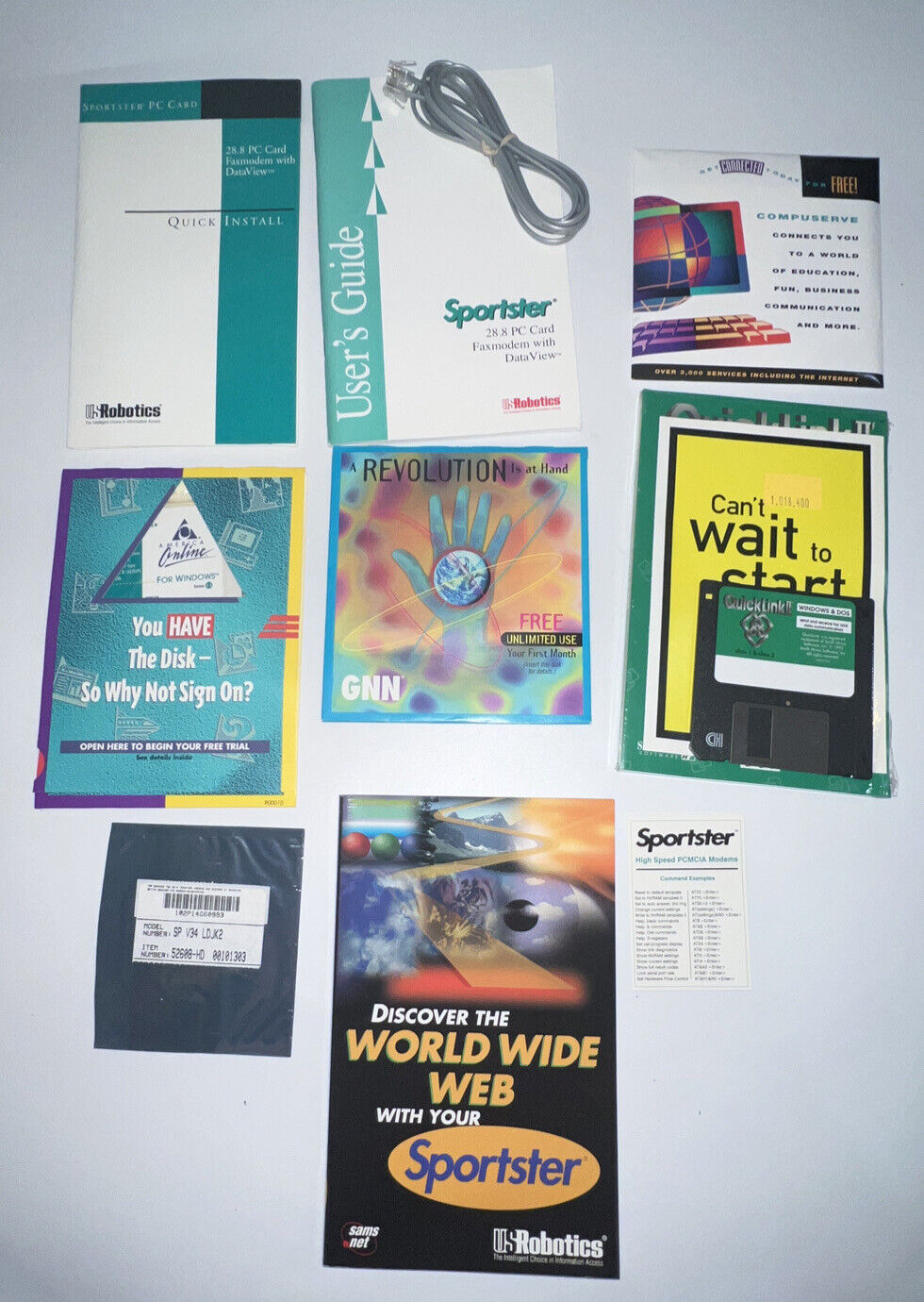 Vintage computer books disks 1st Edition Discover The World Wide Web W Sportster