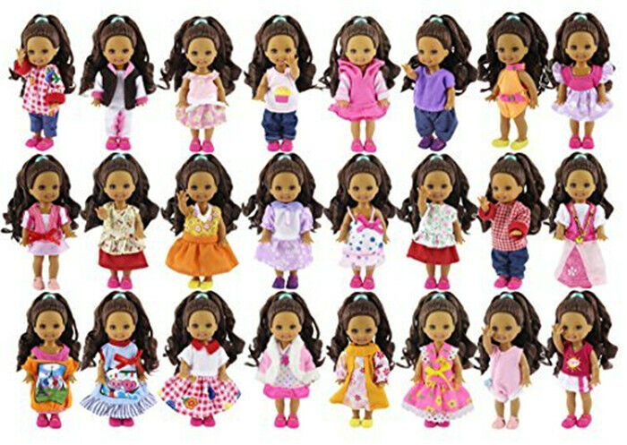 10 SET Cute dress Outfit Clothes  For 10cm Little Kelly Doll NEW