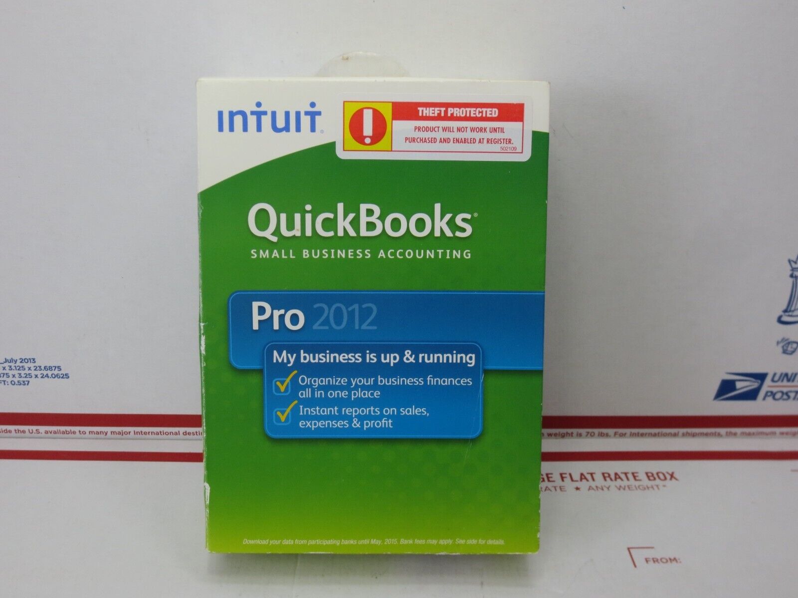 Intuit QuickBooks Pro 2012 Small Business Accounting Windows 7 with Lifetime Key