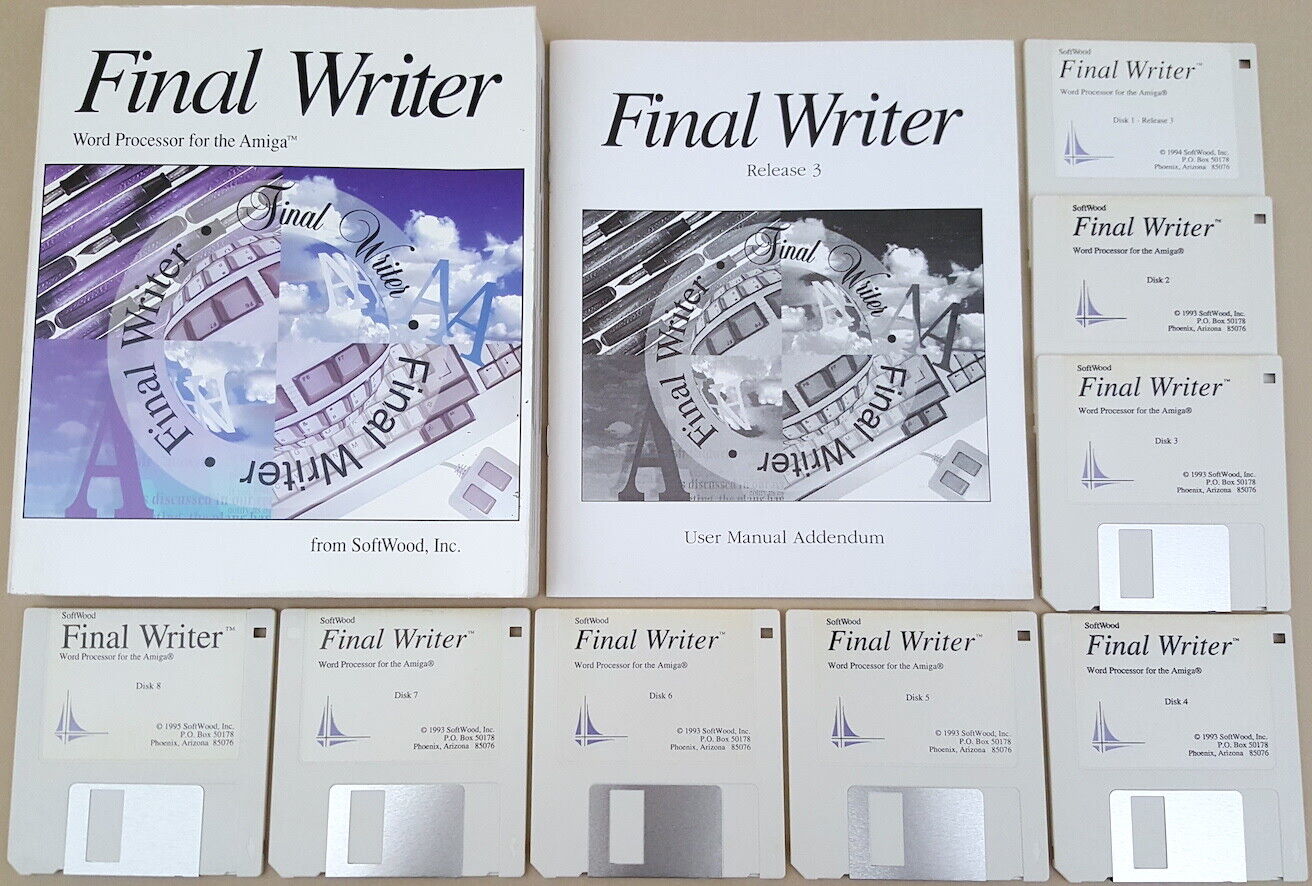 Final Writer Release 3 ©1994 SoftWood Word Processor for Commodore Amiga #3