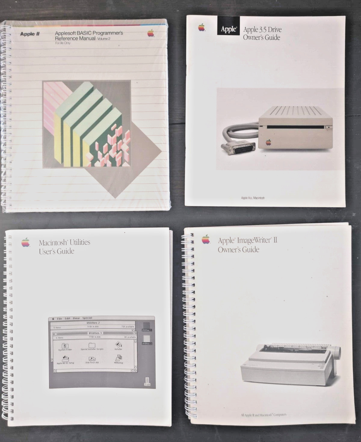 Apple Computer Macintosh Mac guides manual 1 sealed applesoft 80s imagewritter