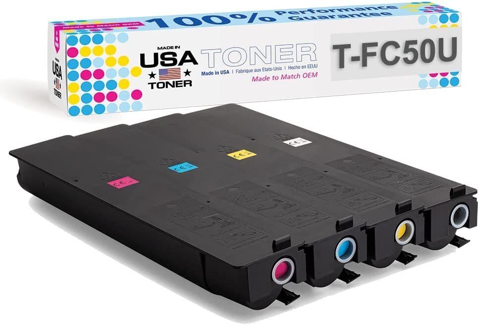 Toner for Toshiba T-FC50U (TFC50U), e-Studio 3055C,2555C,3555C,4555C CMYK