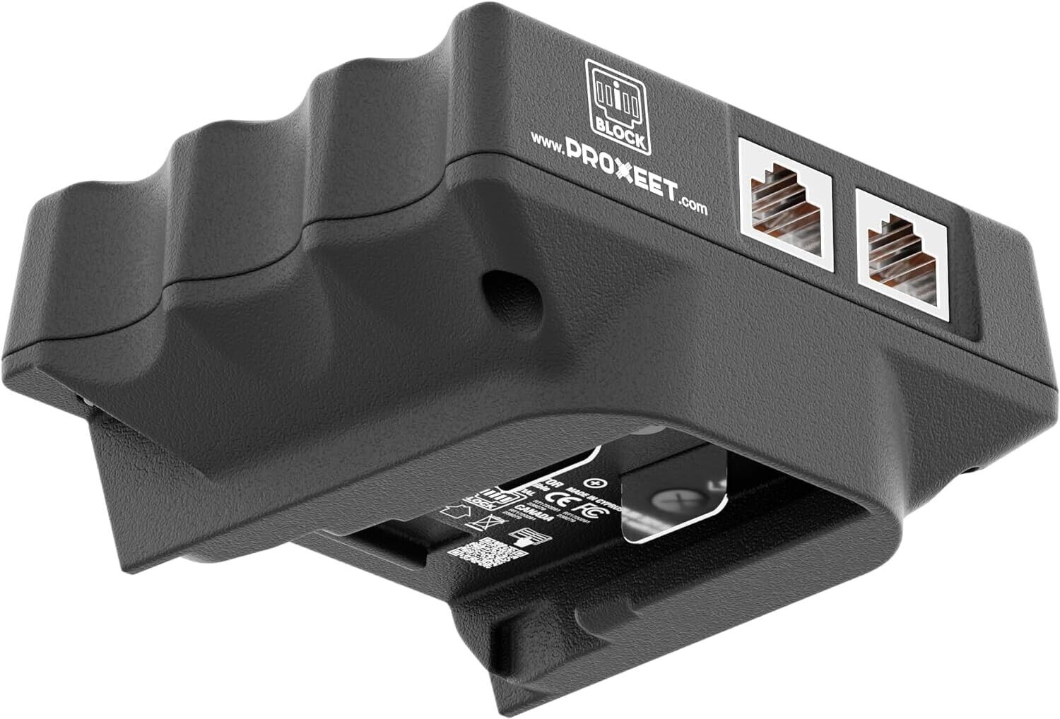 PROXEET Portable COMBO PoE Injector Compatible w/ DeWalt/Milwaukee Battery