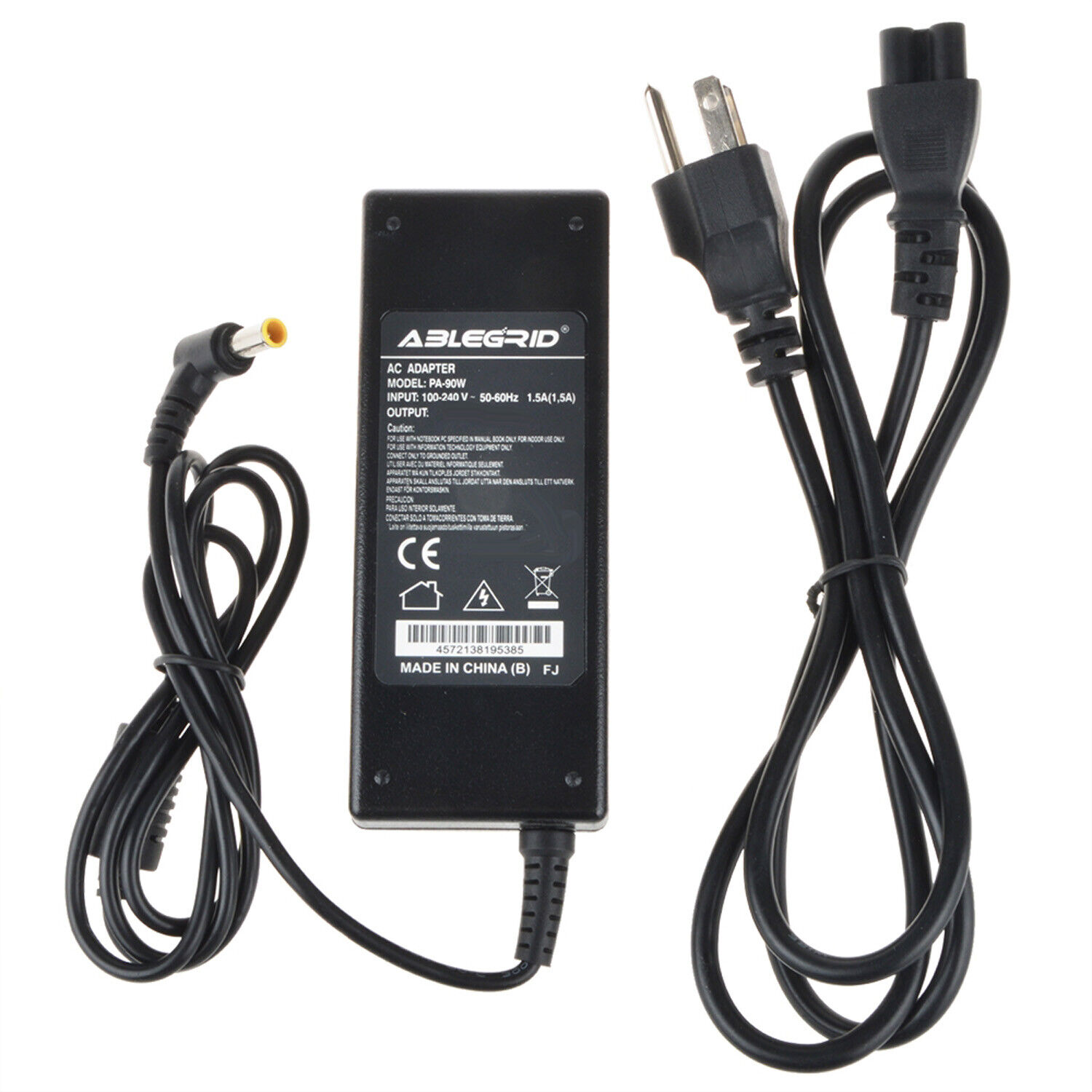 AC Adapter For LG 34WL60TM-B 34WL550-B 34WN750-B LED Monitor Power Supply Cord