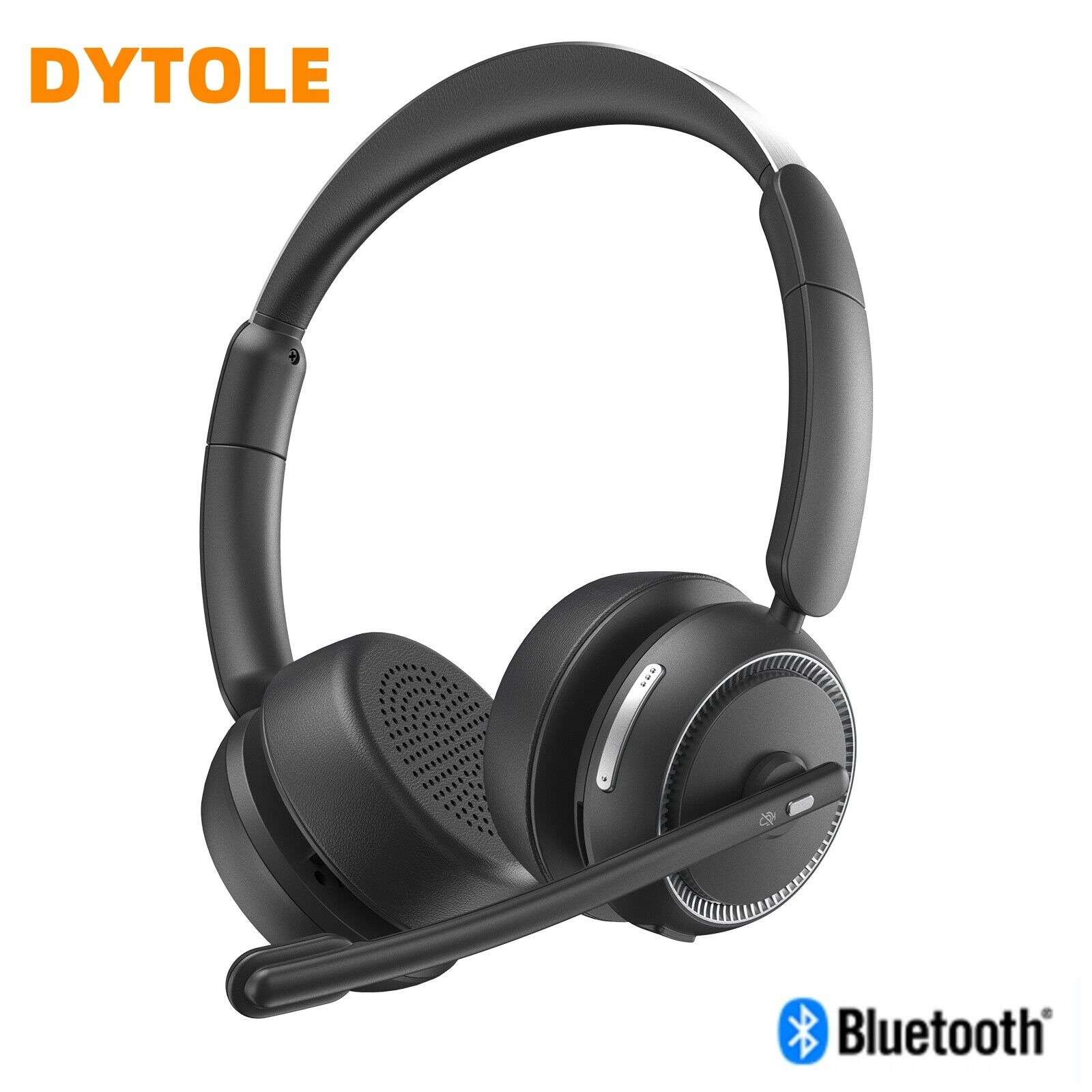 Dytole Bluetooth 5.2 Wireless Headset With Mic Noise Canceling & HI-FI Sound