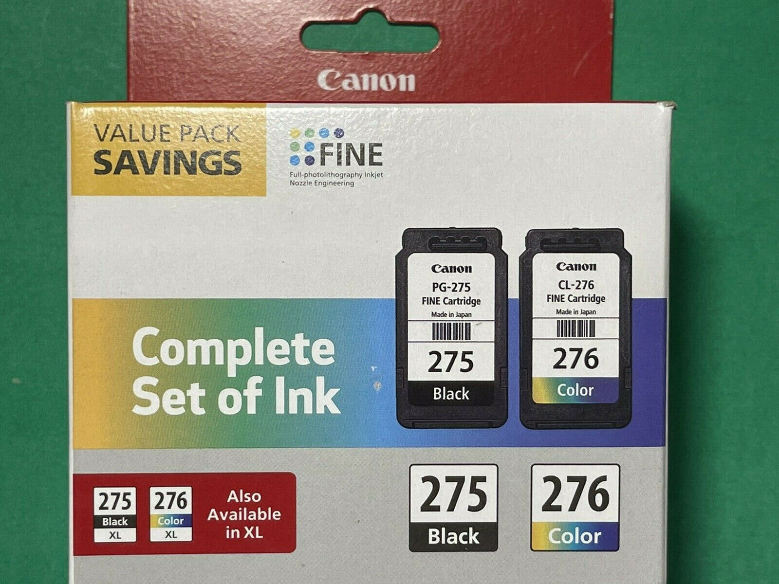 Genuine Canon 275 276 Ink Cartridge Combo forTS3522 TR4722 Printer-NEW