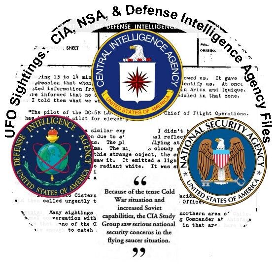 UFO Sightings: CIA, NSA, & Defense Intelligence Agency Files