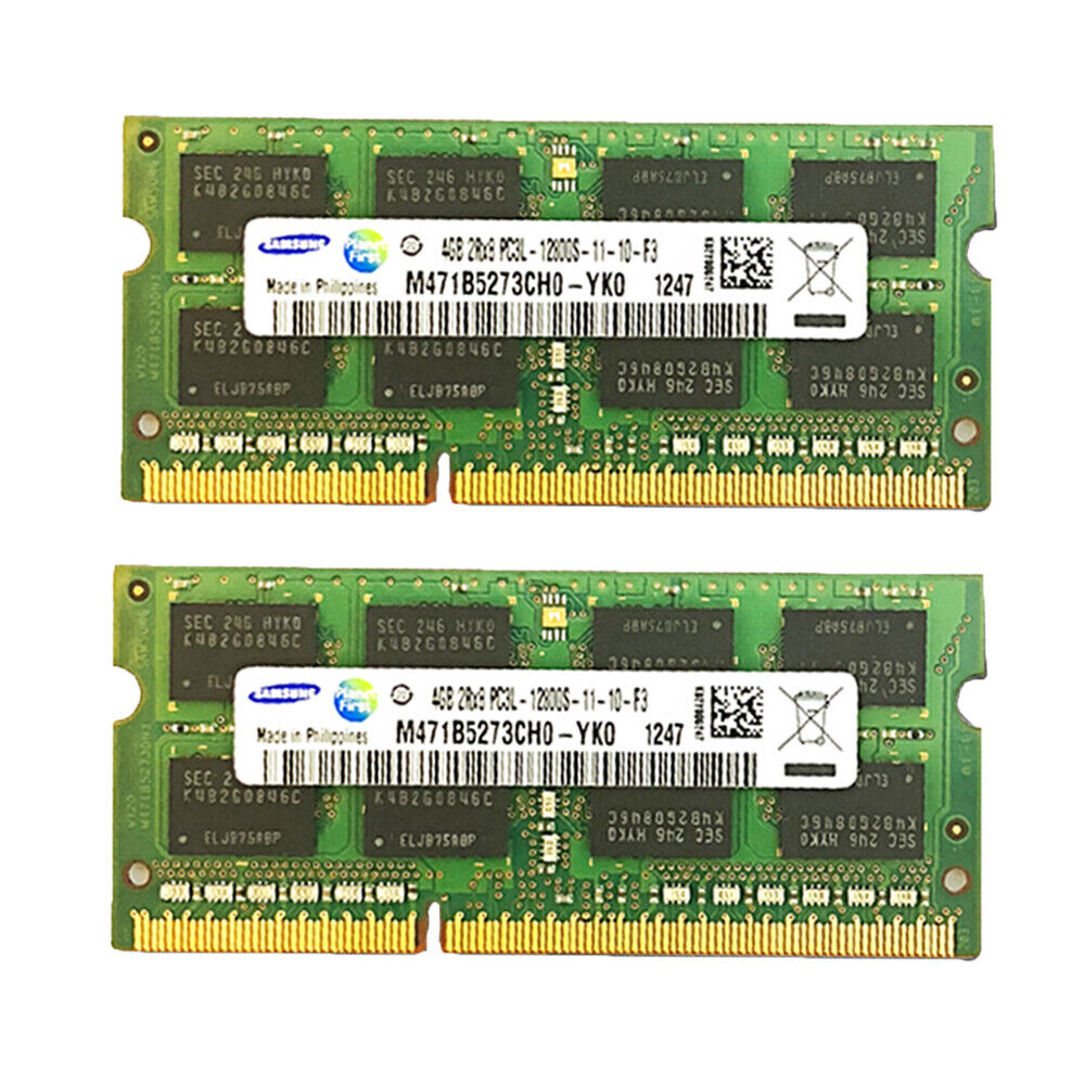 8GB 2x 4GB DDR3-1600 PC3-12800S for APPLE MACBOOK PRO iMac MAC MINI Memory RAM