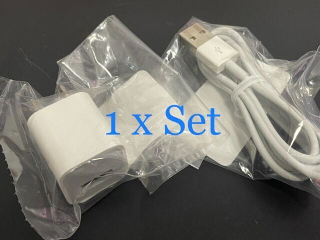 Original Apple 5W USB Power Adapter Wall Charger & Lightning Cable for iPhone