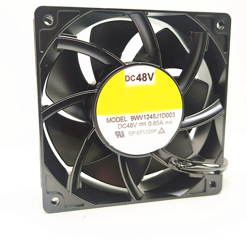1PC New 9WV1248J1D003 for Sanyo 120W 120*120*38mm 48V 0.65A Cooling Fan
