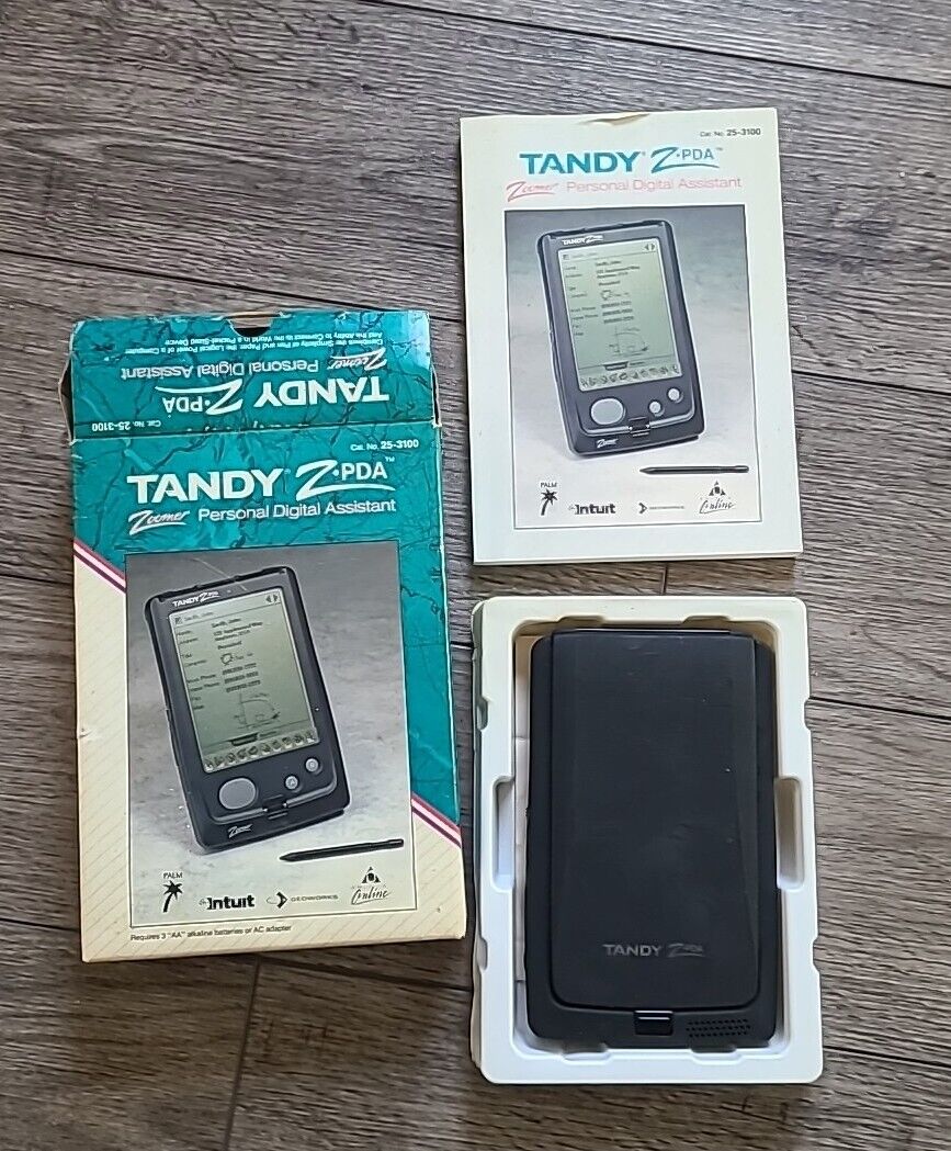 Tandy Z PDA 25-3100 ZOOMER Very Rare Personal Digital Assistant 🇺🇸