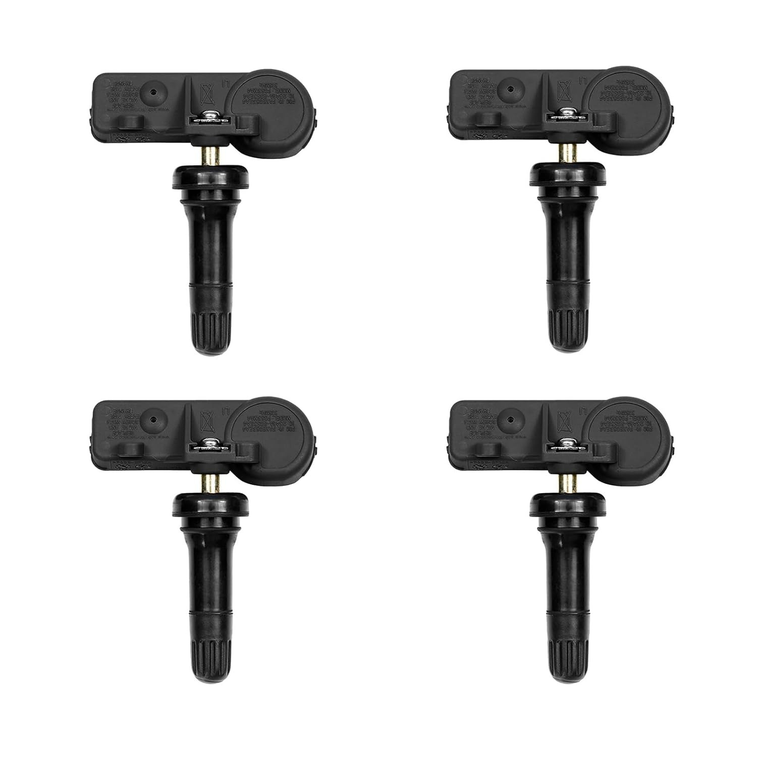 Tire Pressure Sensor 315Mhz TPMS Snap-In 4Pcs Compatible with Chevy GMC Cadillac