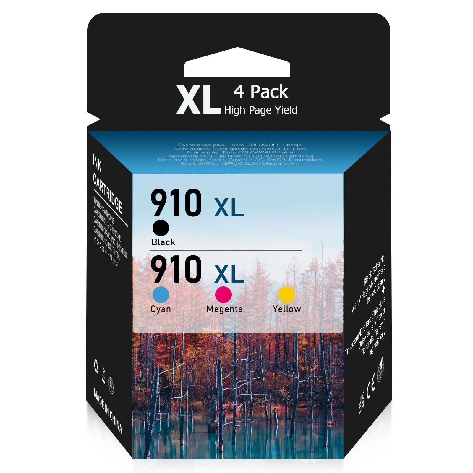 4PK 910XL Ink Cartridges For HP OfficeJet 8010 8012 8022 8025 Pro 8024 8035 Lot