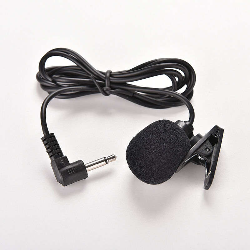 3.5mm Mini Studio Speech Microphone Mic Clip On Lapel for PC Desktop Notebook  .