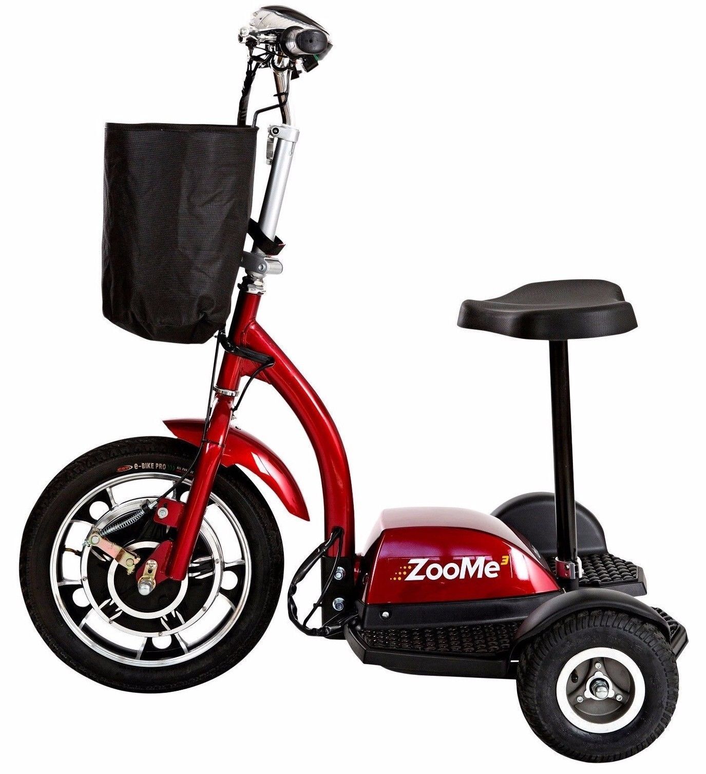NEW SCOOTER -ZOOME3-Drive Medical Three Wheel Recreational Power Scooter, Red