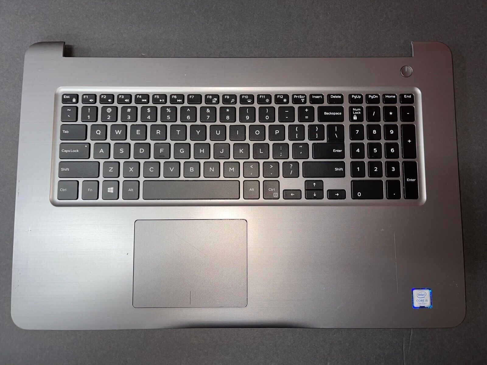 Dell Inspiron 5765 5767 Palmrest Backlit Keyboard + TouchPad 04CFRC