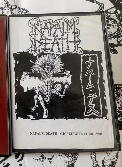 Napalm Death ‎– Europe Tour 1988