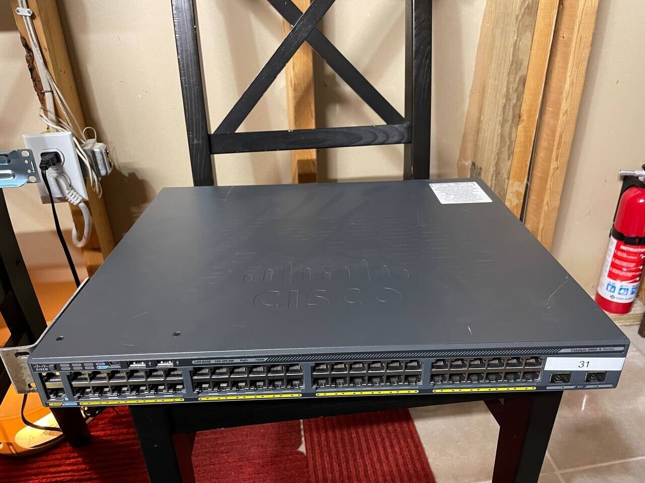 Cisco Catalyst 2960 (WS-C2960X-48FPS-L) 48 Ports Rack Mountable Switch