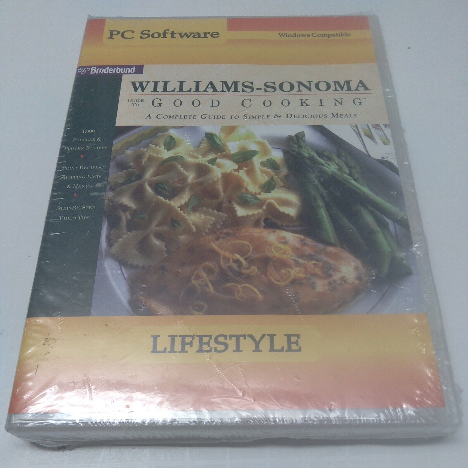 Broderbund Williams Sonoma Guide To Good Cooking Lifestyle PC CD Brand New