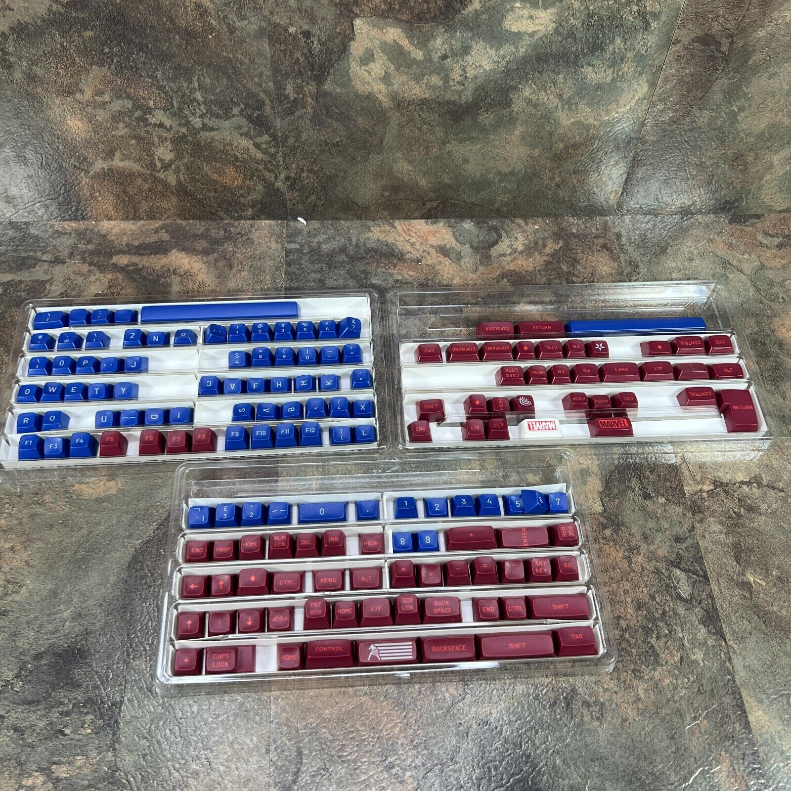 *READ* Drop + Marvel MT3 Captain America Custom Keycap Set, Base Kit MDX-35948-1