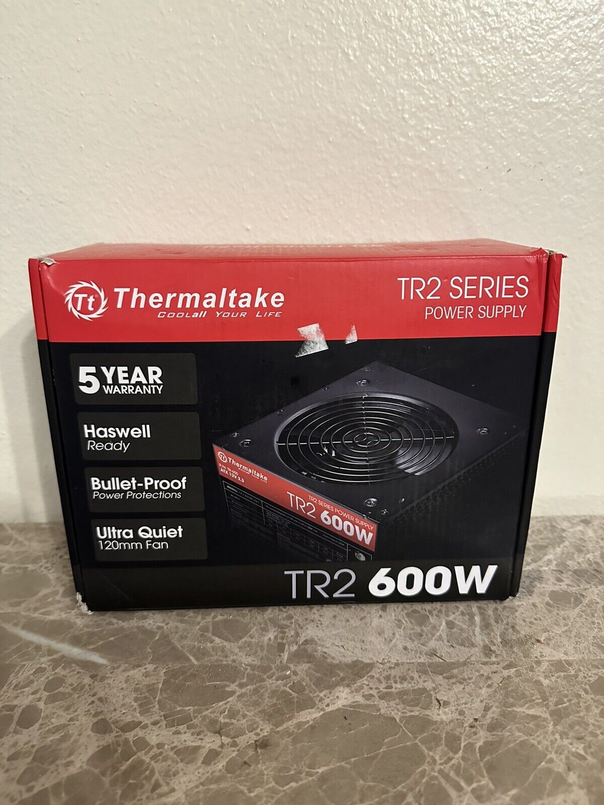 Thermaltake Power Supply TR2-600 600W (Untested For Parts Only)