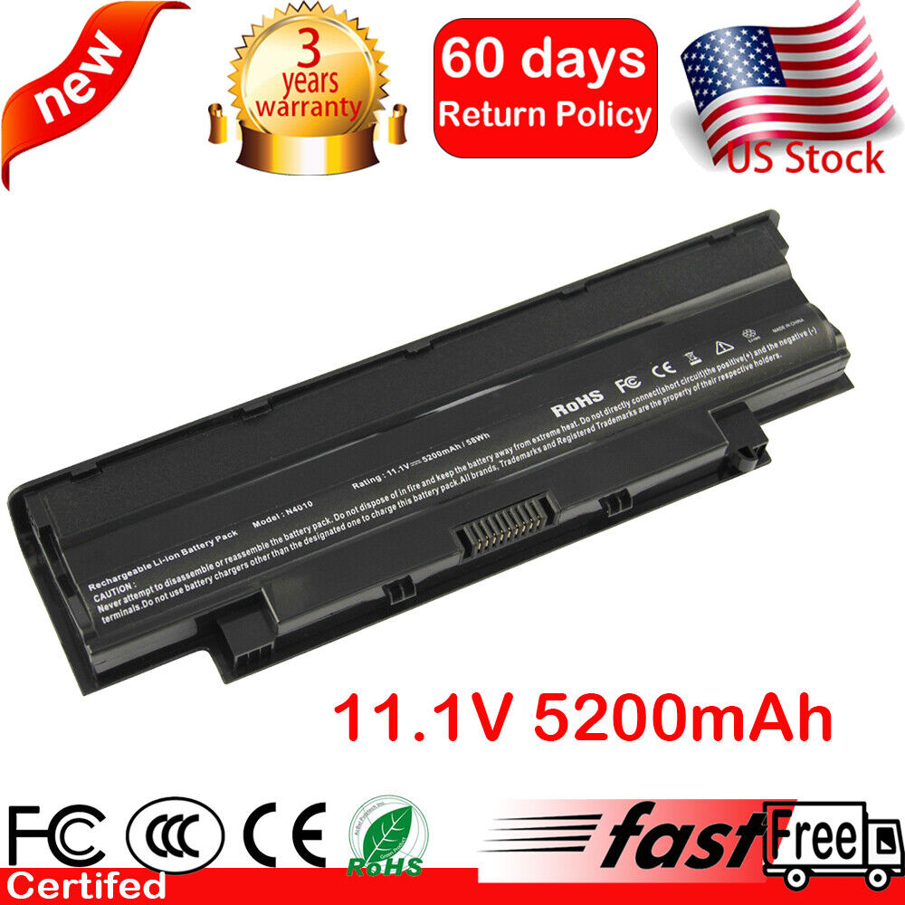 Laptop Battery J1KND for Dell Inspiron N4010 N5050 N5030 N7010 04YRJH 383CW