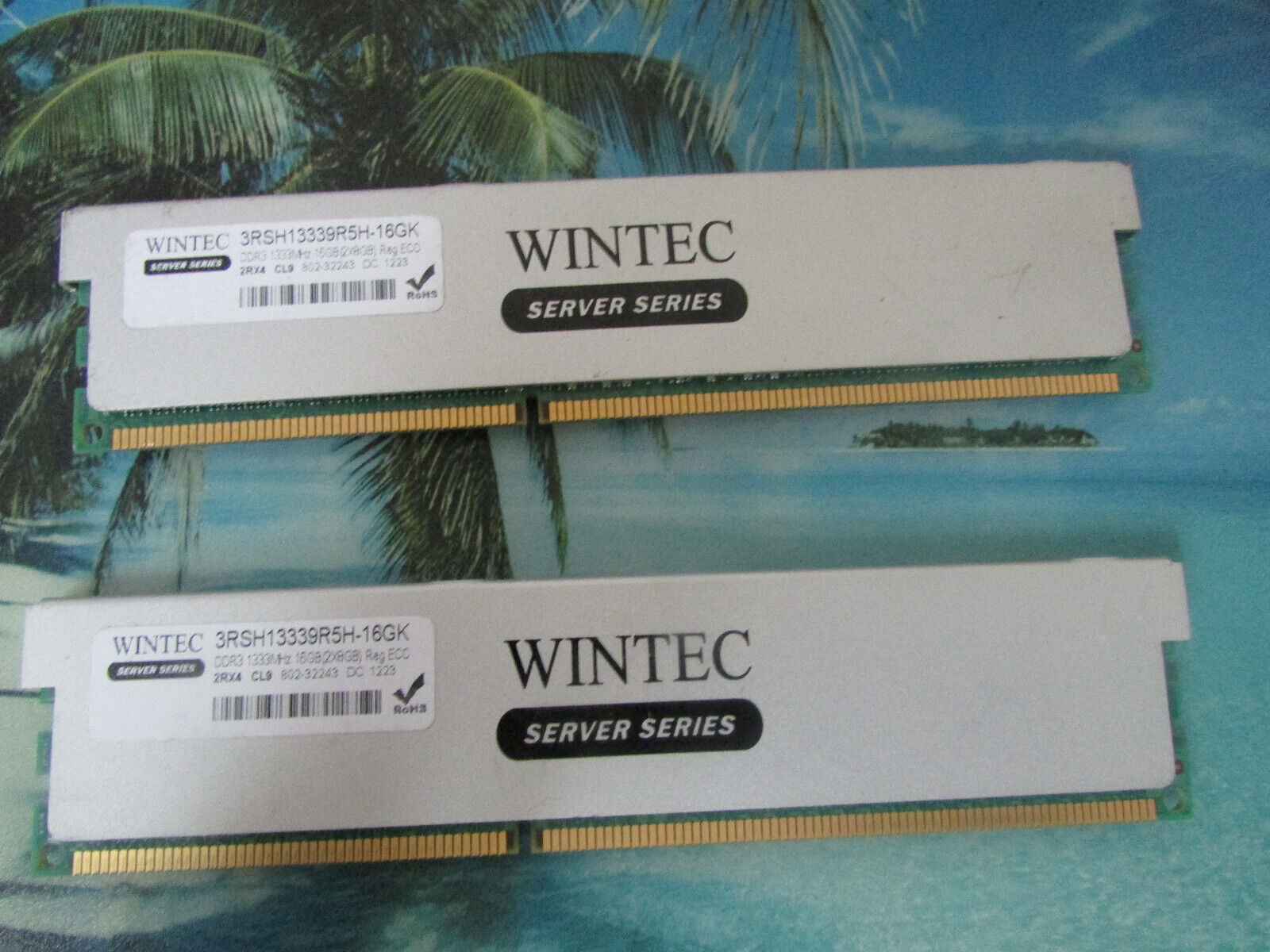 Wintec Server Series 16GB (2X 8GB) DDR3 1333 PC3 RDIMM ECC RAM 3RSH13339R5H-16gk