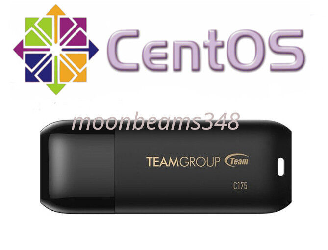 CentOS 7 2003 Gnome 64 Bt FAST 32 Gb 3.2 USB Drive Linux Bootable Live / Install