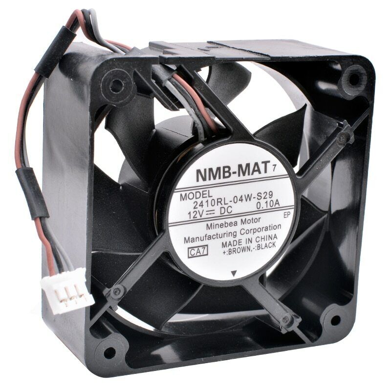 NMB 2410RL-04W-S29 6cm 6025 60x60x25mm DC12V 0.10A Very quiet power cooling fan
