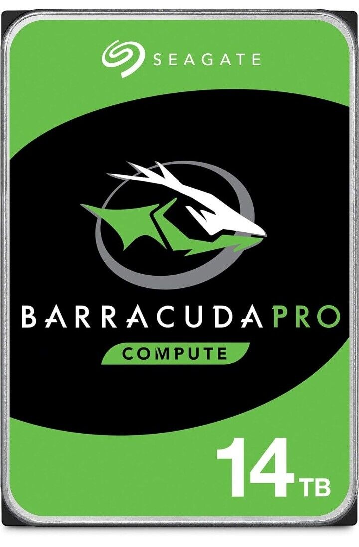 Seagate BarraCuda Pro 14TB Internal Hard Drive Performance HDD – 3.5 Inch SATA 6