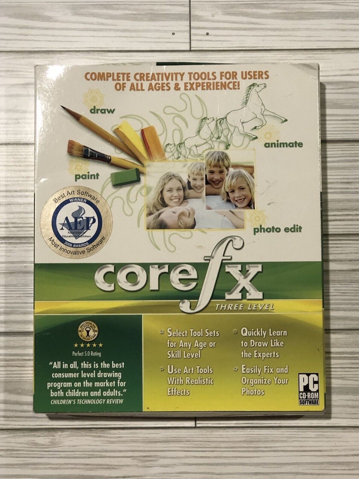 Core Learning Core FX Three Level  Art Software PC CD ROM Software New in Box