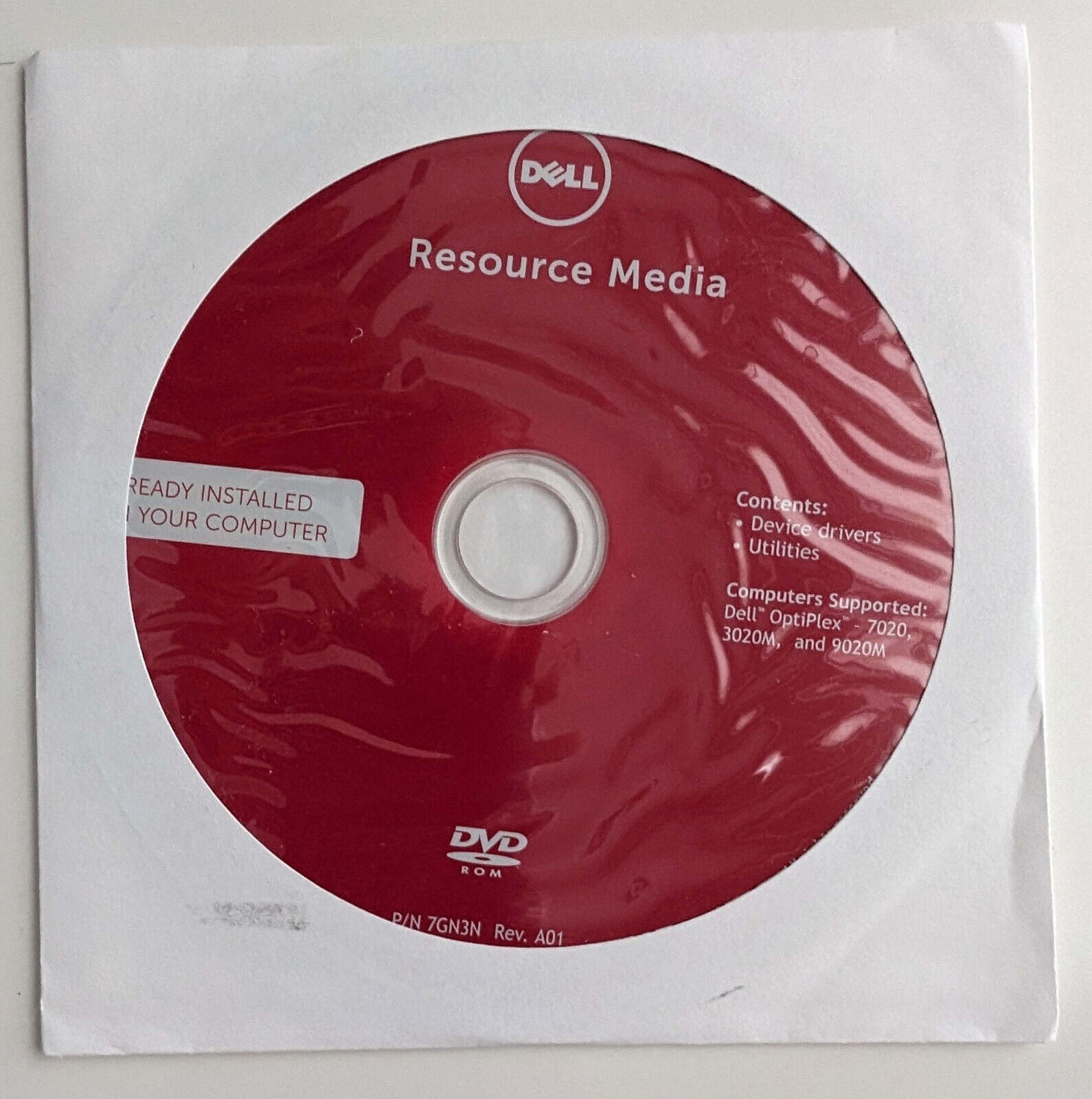 Dell Operating System Windows 8.1 Recovery Media 64 Bit DVD Sealed Genuine RGH4G