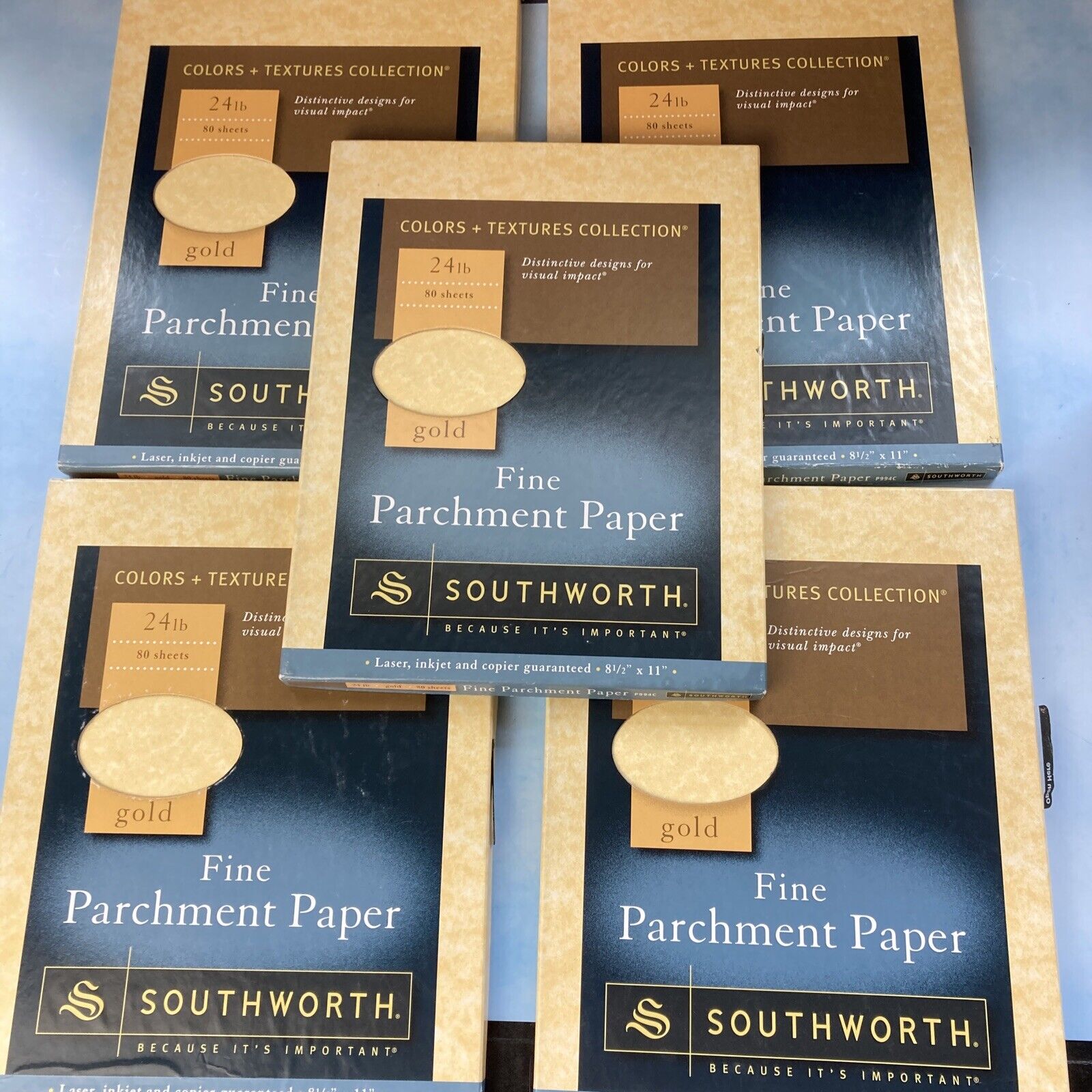 Southworth 80 Sheets 24 lb. Gold Parchment Paper 11