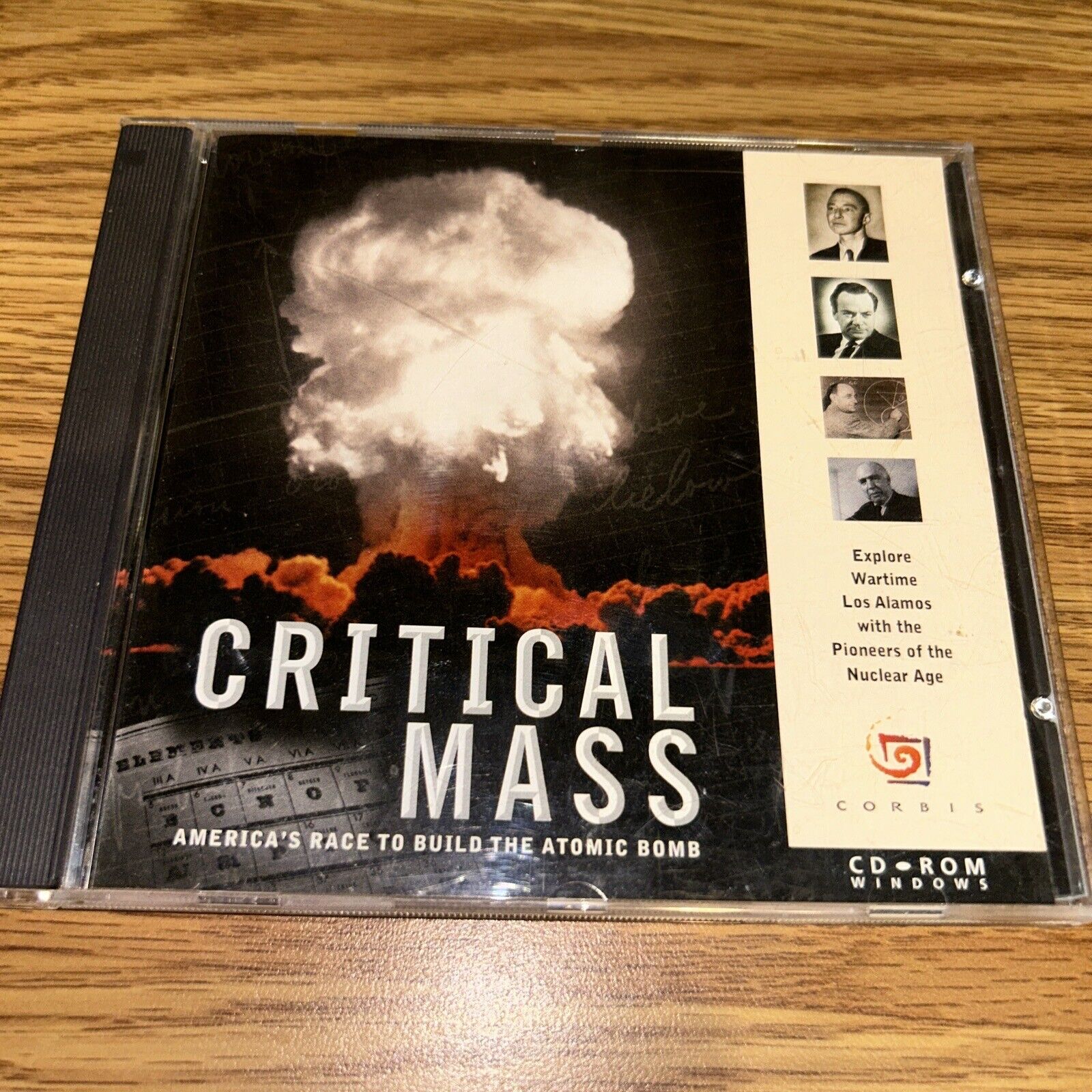 Critical Mass America\'s Race to Build Atomic Bomb PC CD historical Oppenheimer