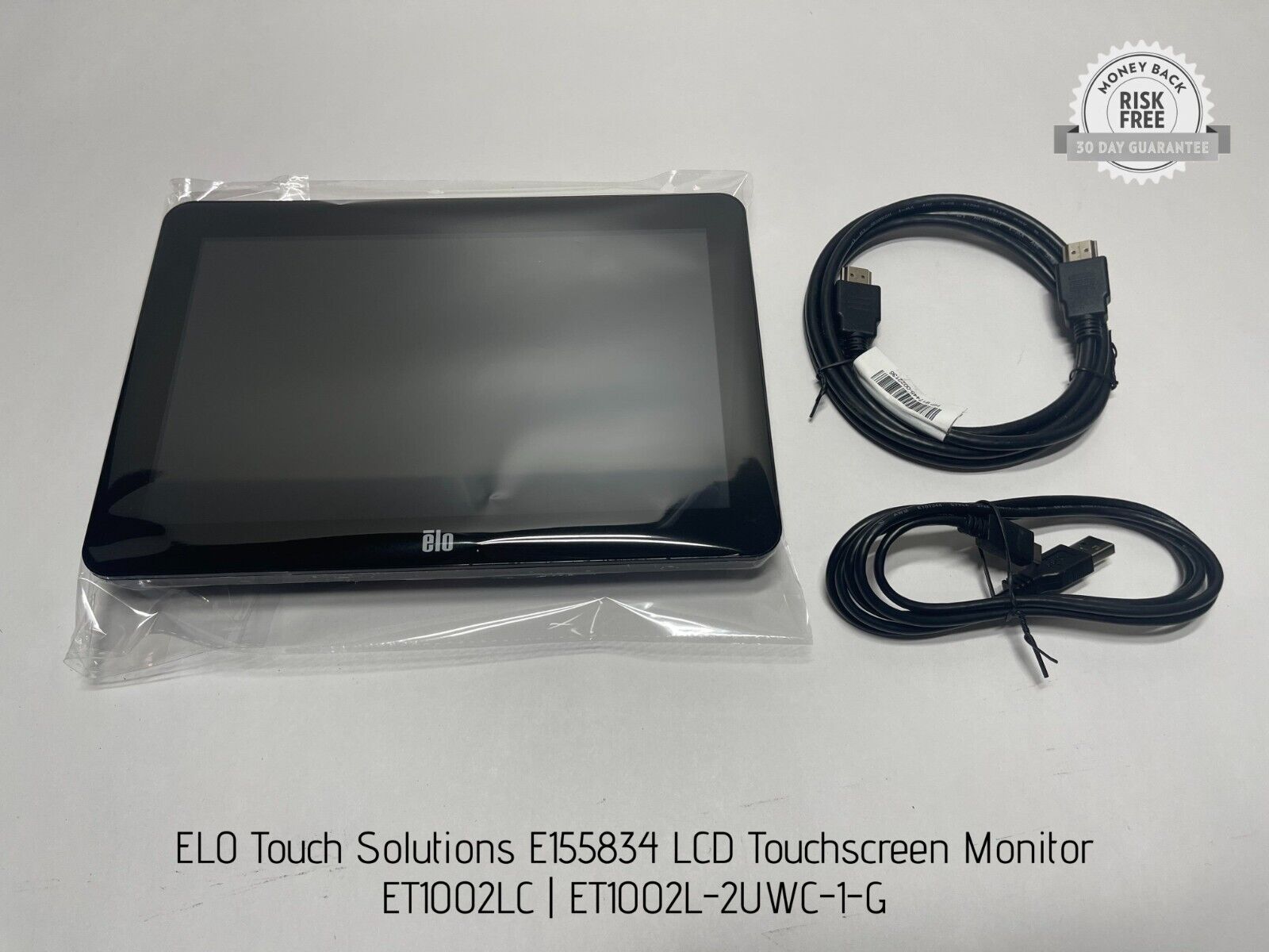 ELO Touch Solutions E155834 LCD Touchscreen Monitor, ET1002LC, ET1002L-2UWC-1-G