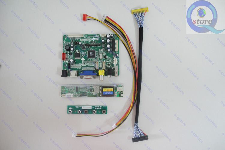 VST29(HDMI+AV+VGA+USB)Controller Driver Board Diy Kit for LCD/LED Screen Panel 
