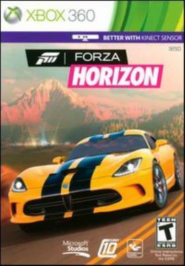 Forza Horizon XBOX 360 racing race car streets highways roads travel races game