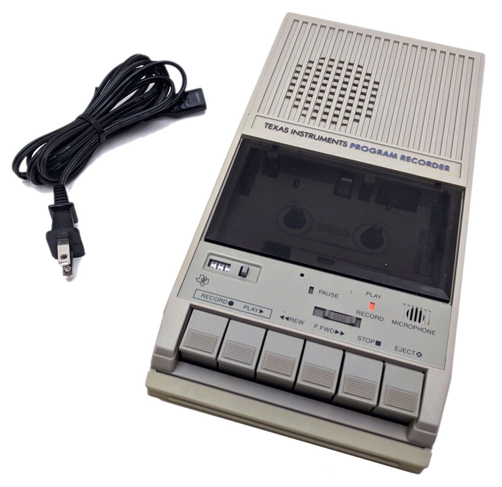 VTG 1982 TI Texas Instruments Cassette Tape Program Recorder Model PHP-2700