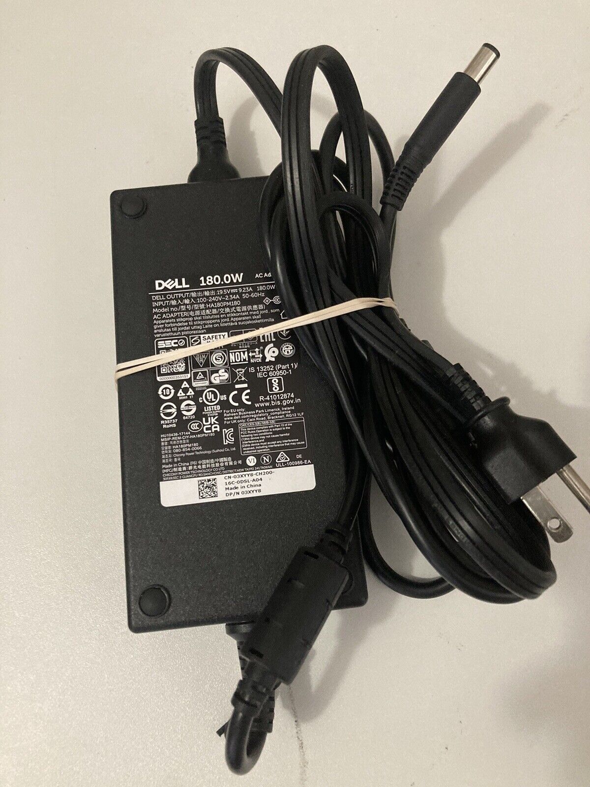 OEM 180W AC Adapter WW4XY DW5G3 74X5J JVF3V 45G4G 3XYY8 47RW6 for DELL Laptop
