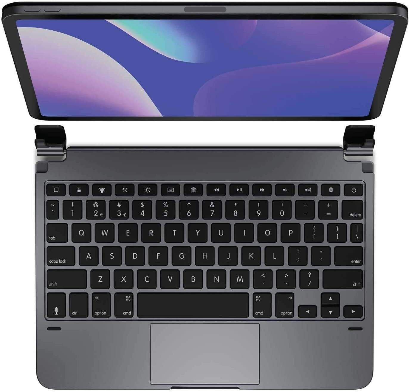 Brydge 11.0 Pro+ Wireless Keyboard with Trackpad For iPad Pro 11-inch - Gray