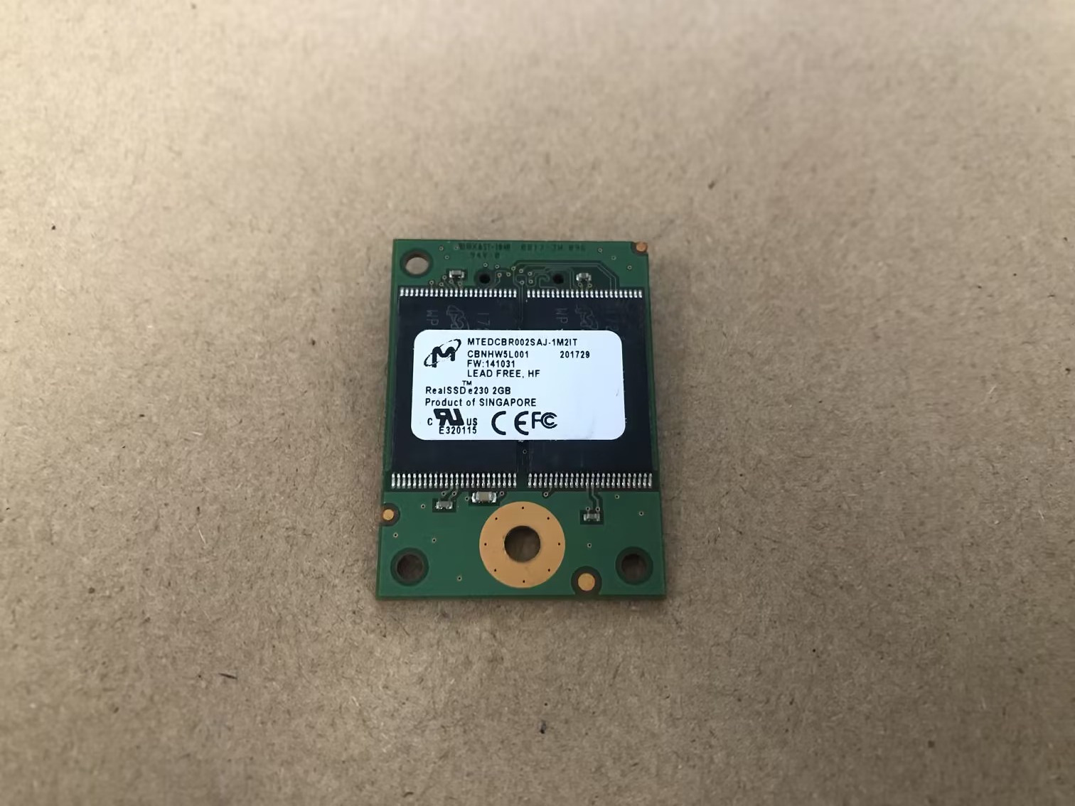 MICRON 2GB 9-Pin  USB  Flash Drive  DOM USB （Small 9PIN）