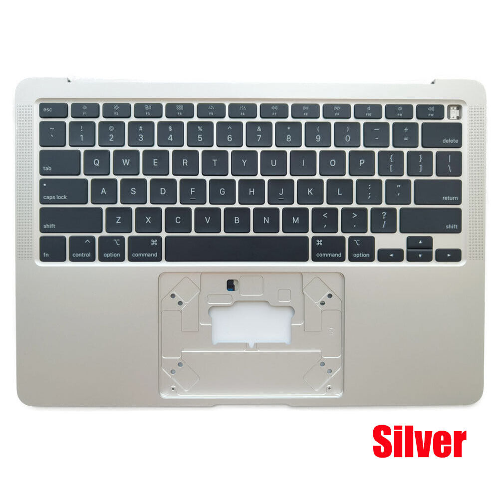 For Apple Macbook Air 13' A2179 2020 Silver Top Case Palmrest Keyboard US