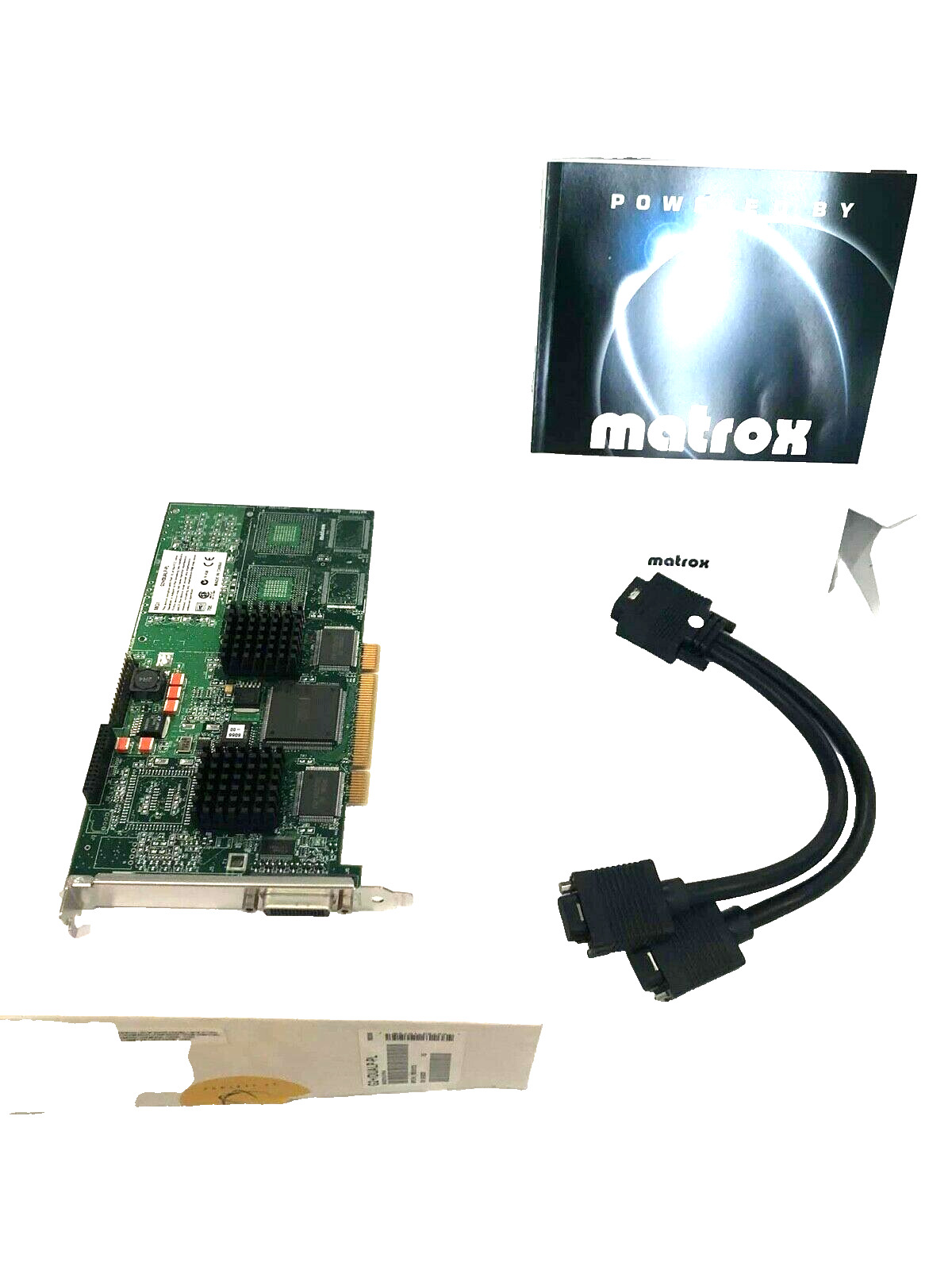 Matrox G200 G2+DUALP-PL 16 MB PCI High Profile DMS-59 Video Card NIB.