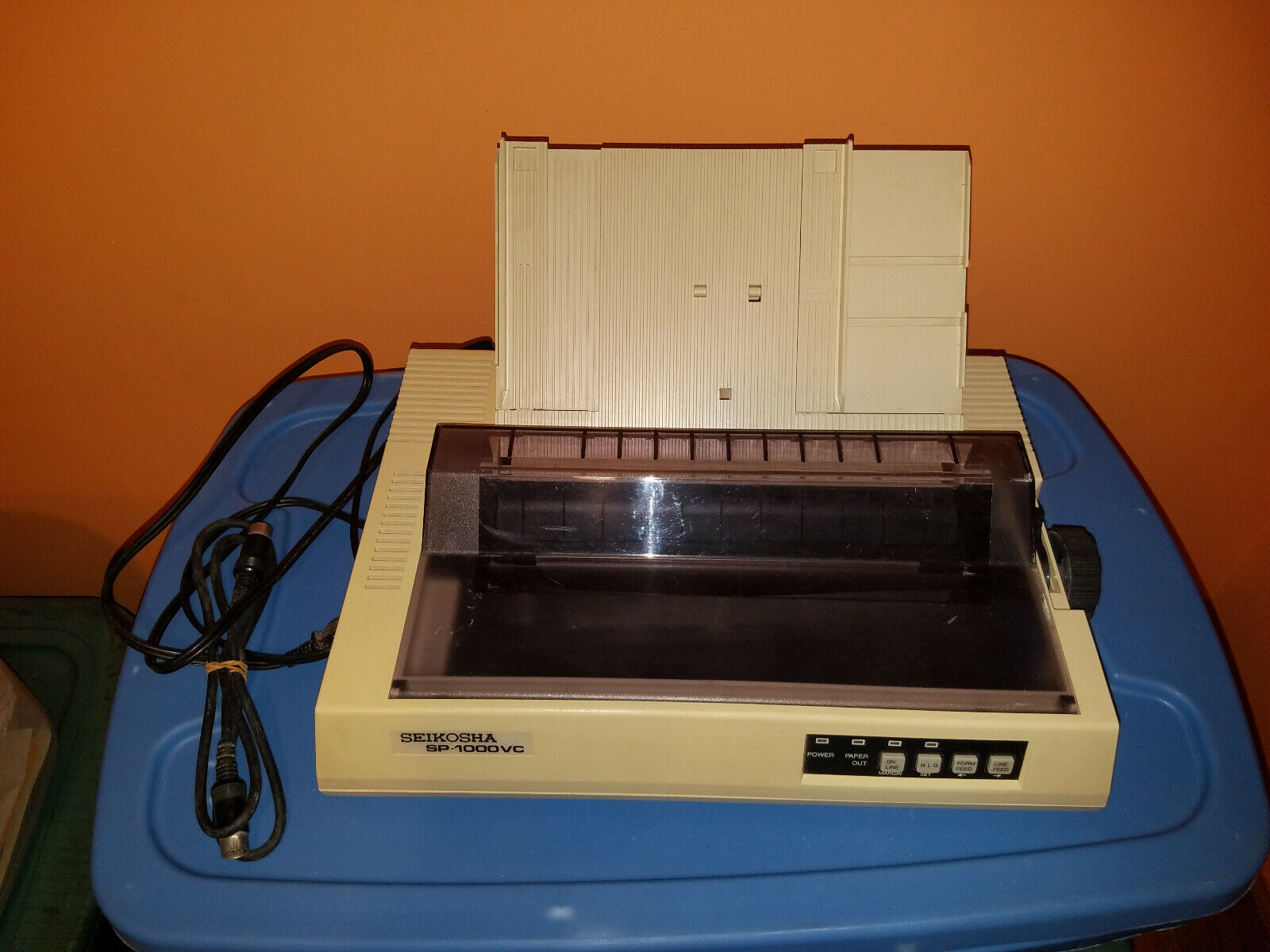 Rare Classic Vintage COMMODORE 64 or 128 Computer Seikosha SP-1000 VC Printer 