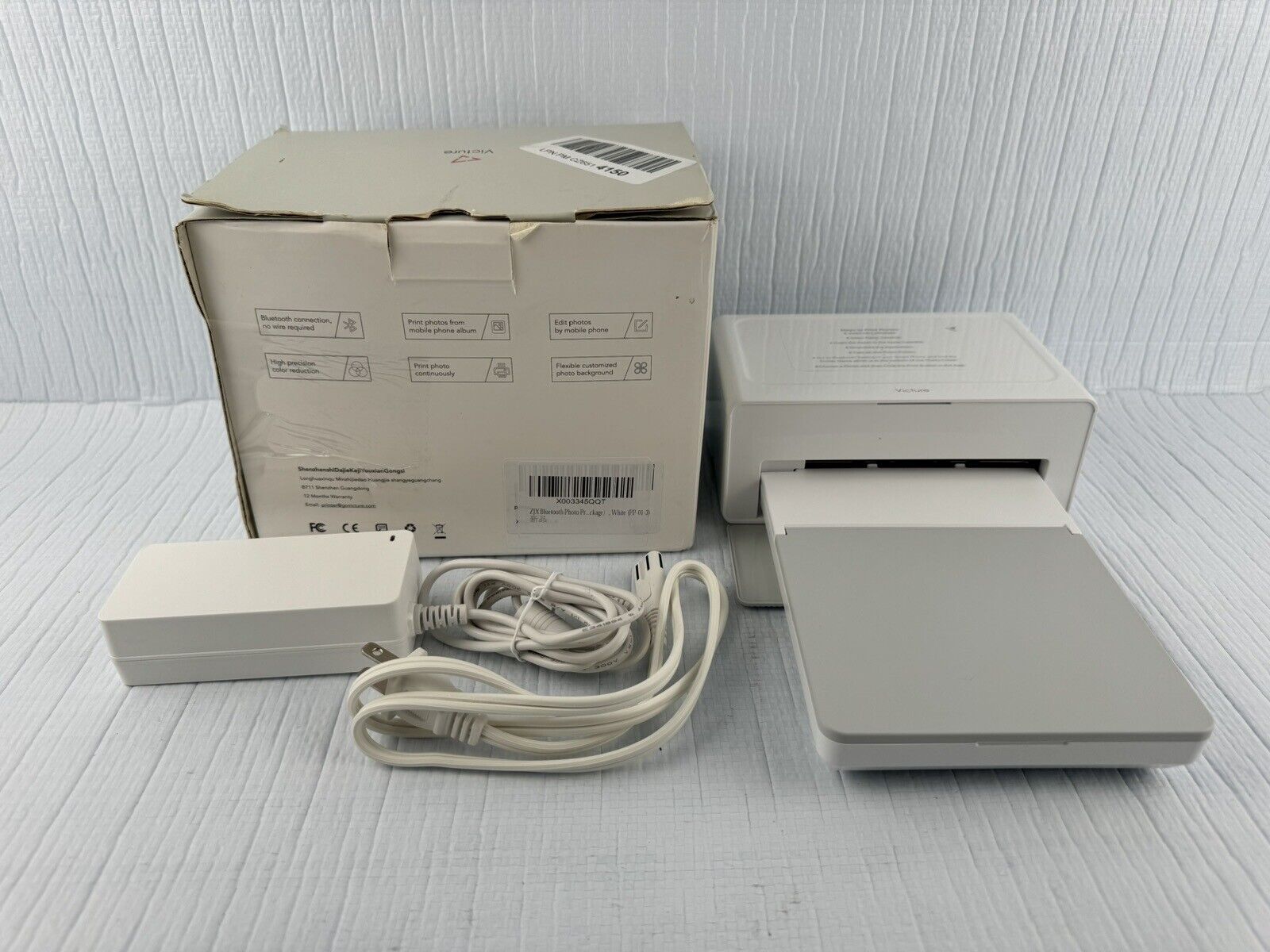 Victure 4x6” Portable Instant Photo Printer, Premium Quality, PT640S Open Box