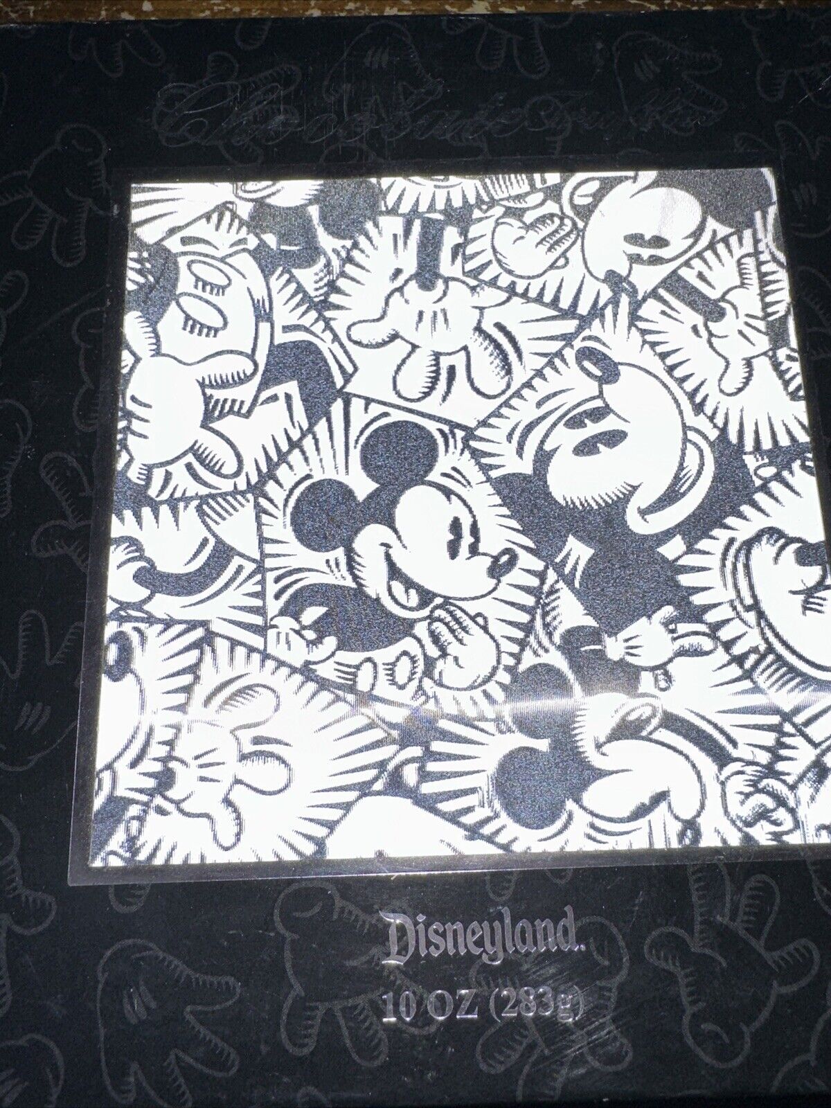 Authentic Disney Parks Mickey Mouse Holographic box Just the box