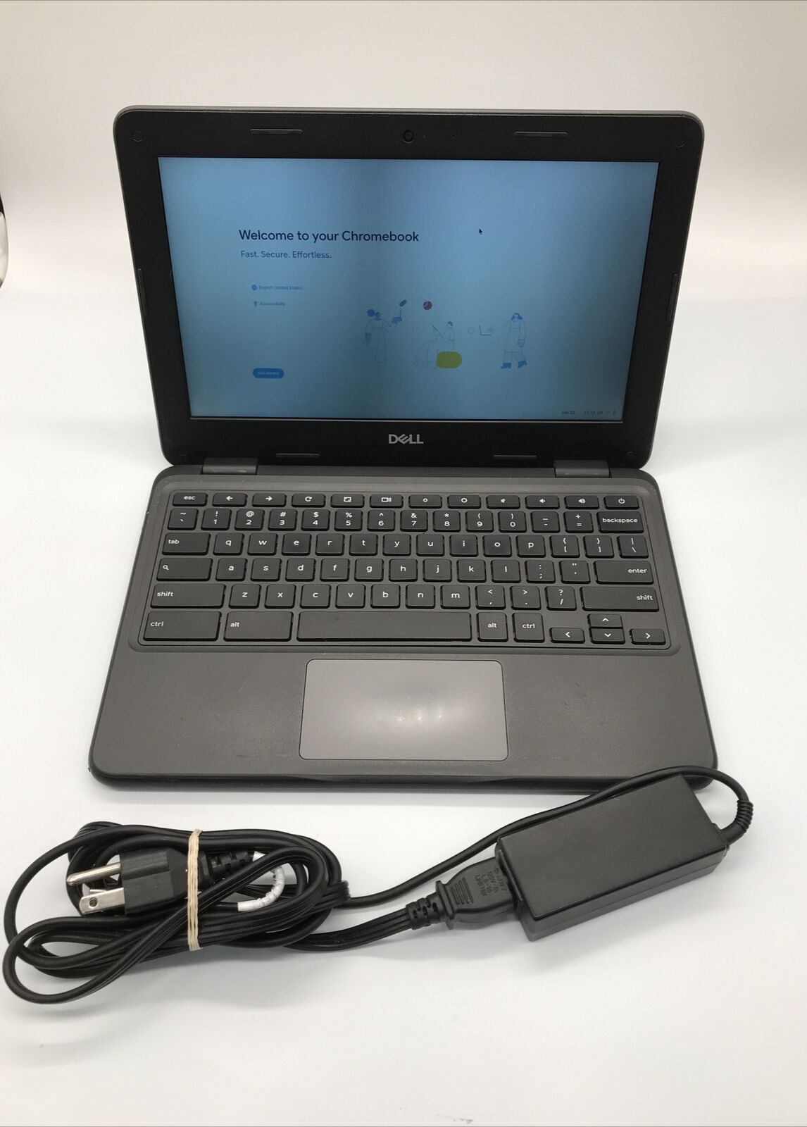 Dell Chromebook 3100 4GB 32 GB P29T P29T001 Fair Condition With Power Adapter