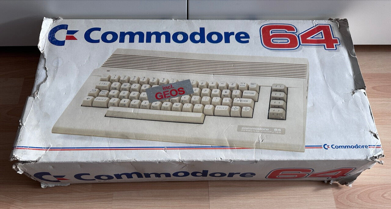 Commodore C 64 C Original Packaging With Empty Housing