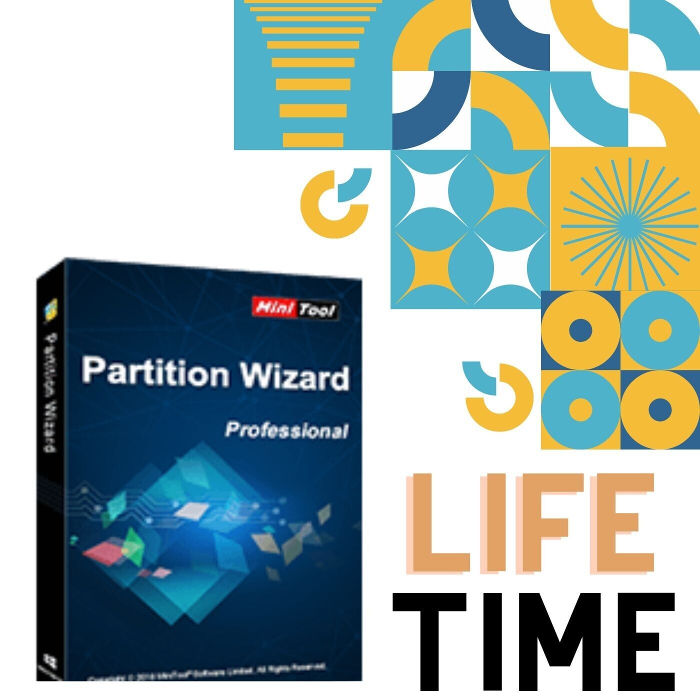 MiniTool Partition Wizard Pro Lifetime Subscription  DVD